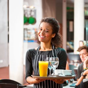 Waitress with Juice